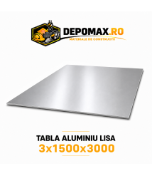 Tabla aluminiu lisa 3mm, 1500x3000mm (1050A)